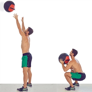 ورزشی برای فرم دهی به باسن و بازوها و هسته بدن با توپ و دیوار